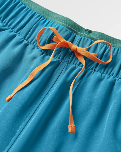 Sandune Trail Short - Blue Pool - Flatlay