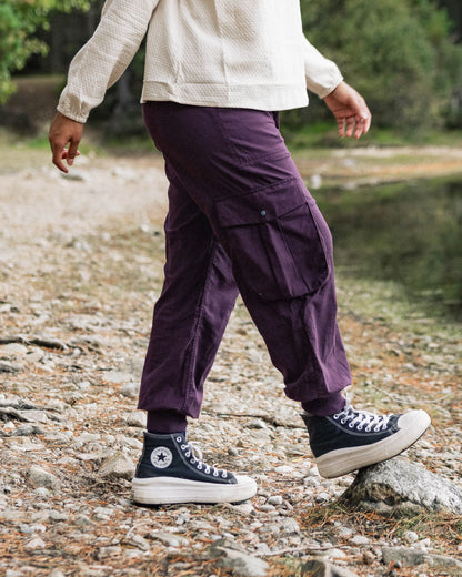 Hydrilla Trouser - Deep Plum - Lifestyle