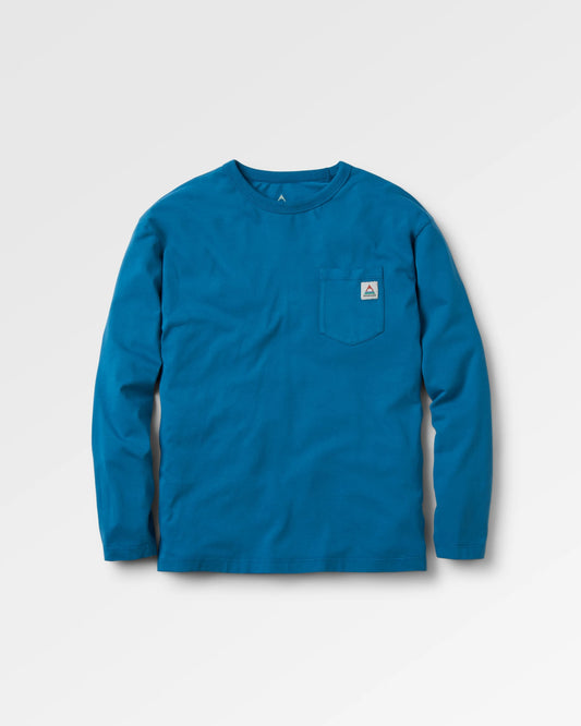 Heritage Recycled Relaxed Fit LS T-Shirt - Blue Steel