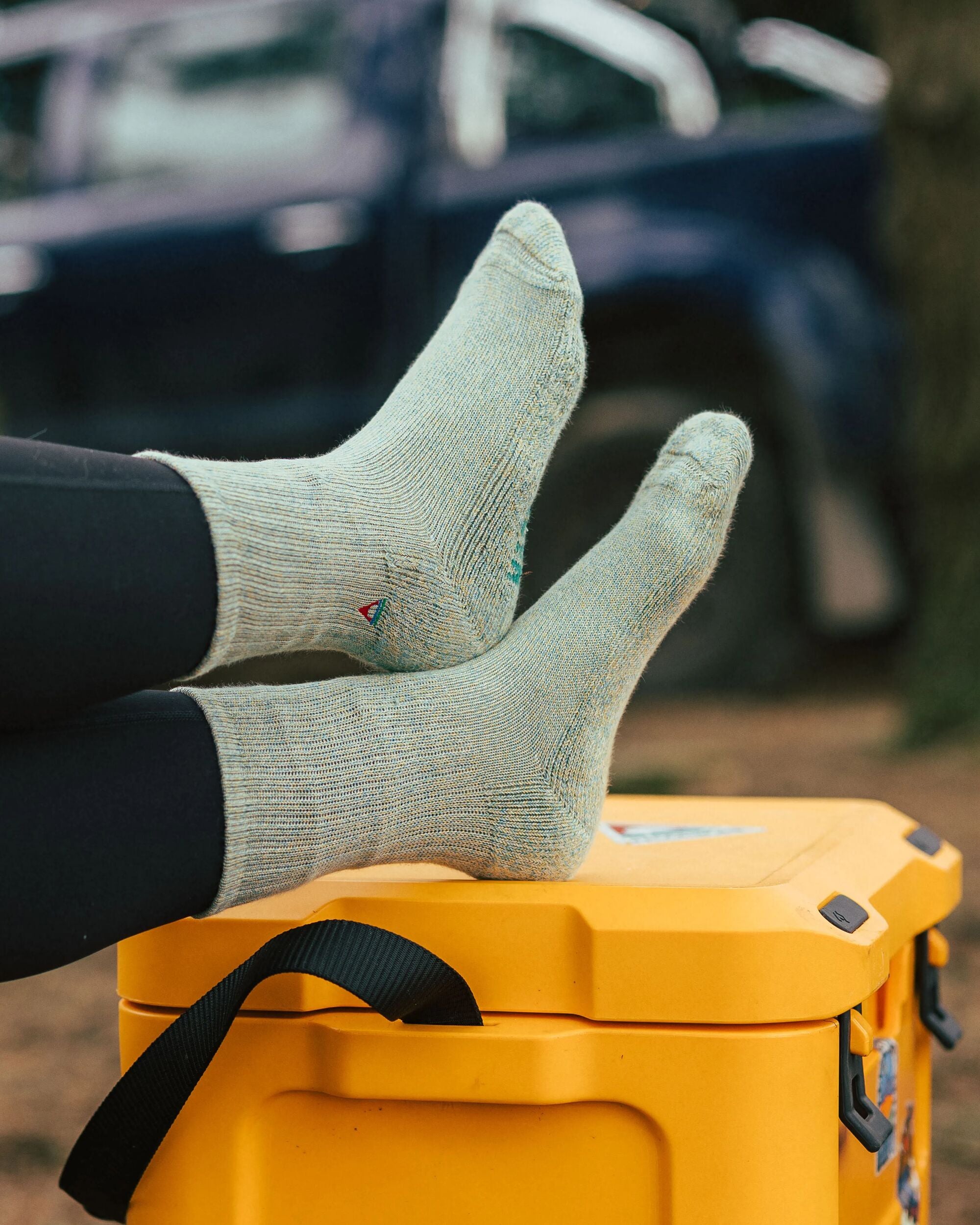 Kiruna Heavy-weight Socks - Birch - Lifestyle