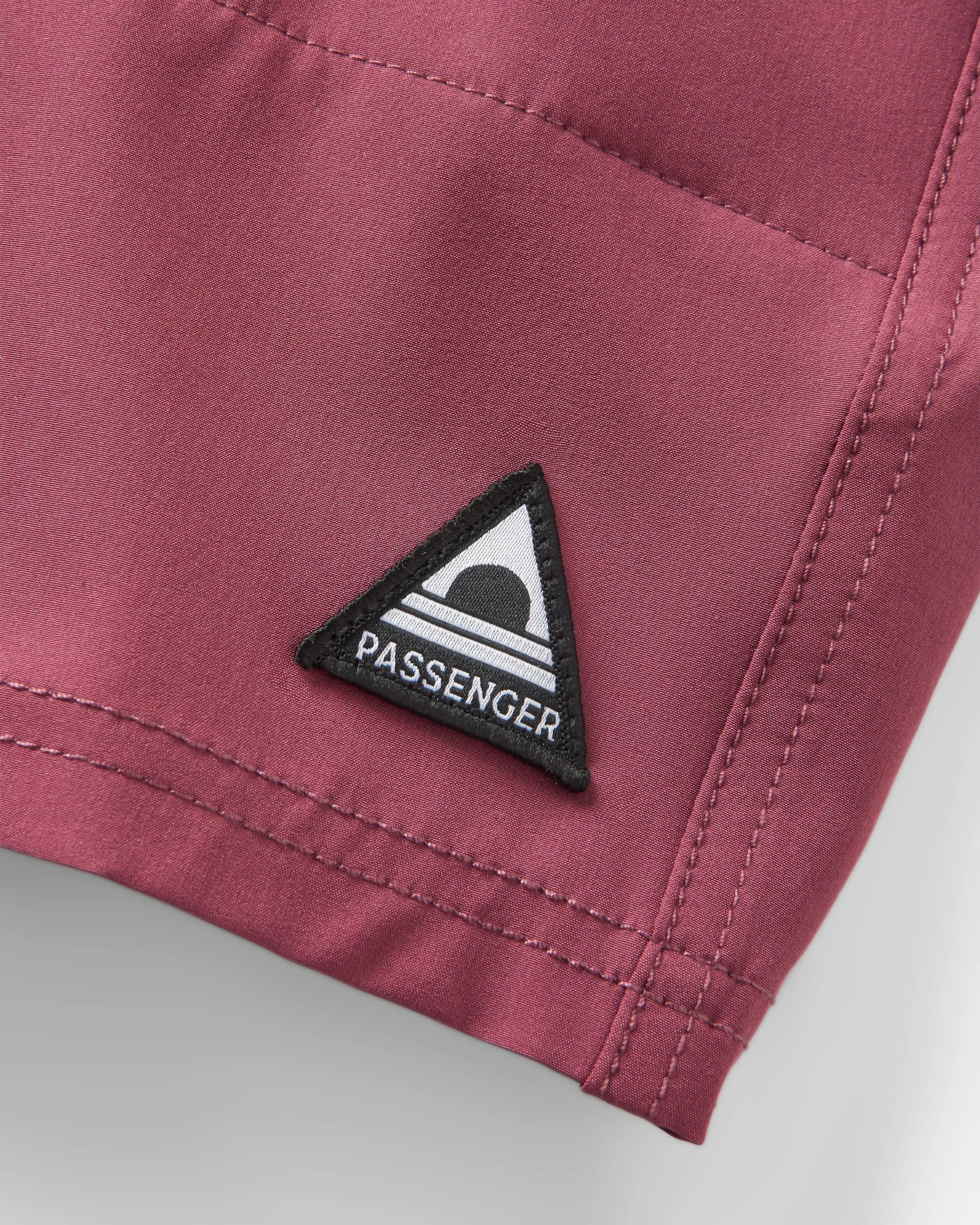 Porto Recycled All Purpose Swim Short - Crushed Berry - Flatlay