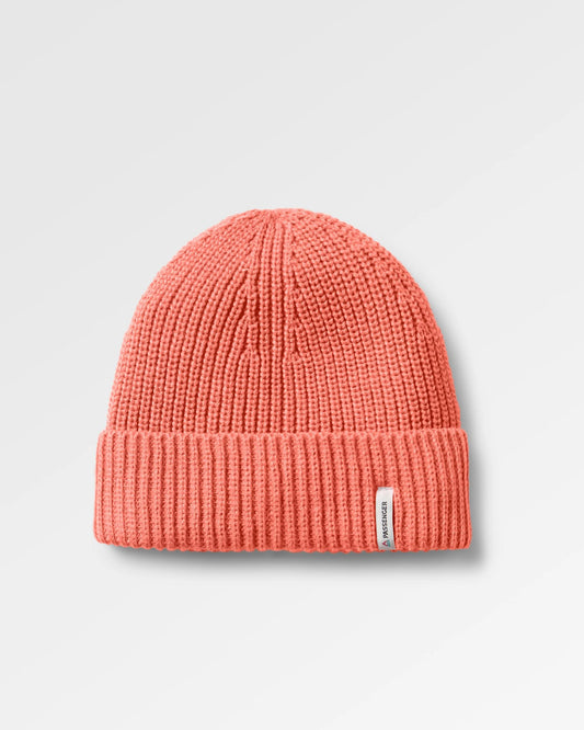 Compass Recycled Beanie - Shell Pink