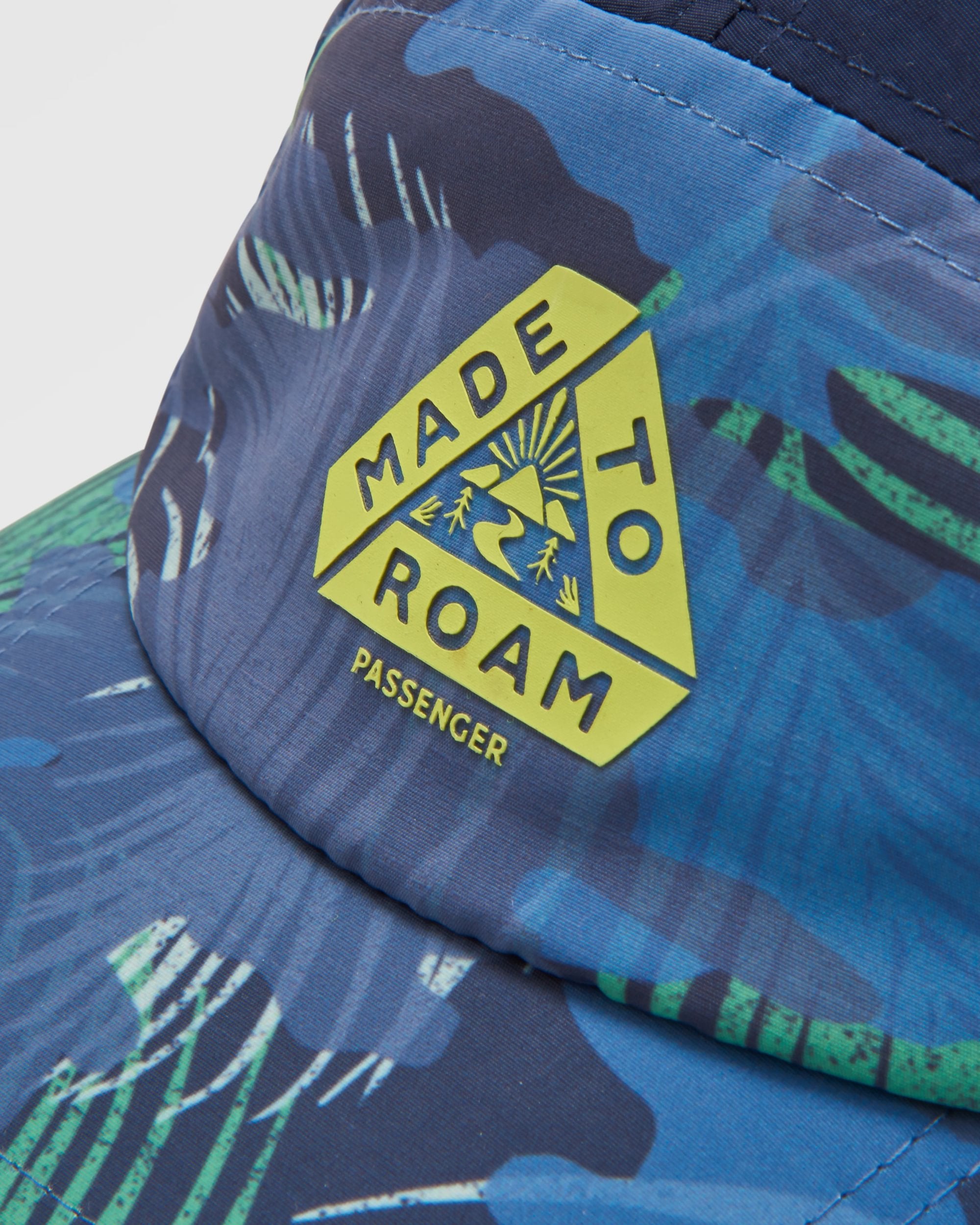 Emerge 5 Panel Trail Cap - Palm Camo Moonlight - Flatlay