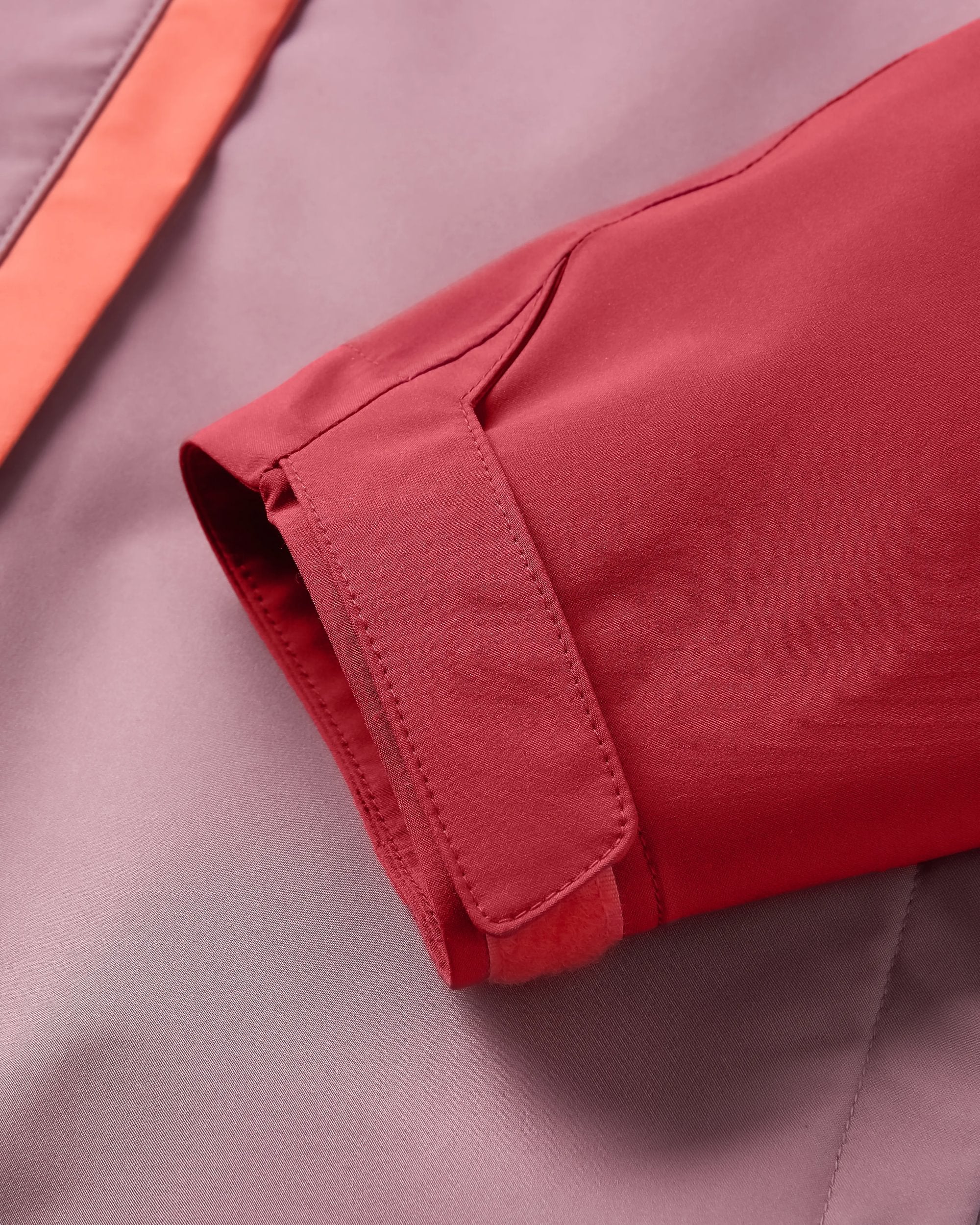 Rainstorm Recycled Waterproof Jacket - Forest Berry/Berry - Flatlay