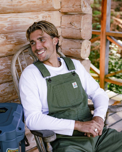 Vantage Organic Cotton Dungaree - Khaki - Lifestyle