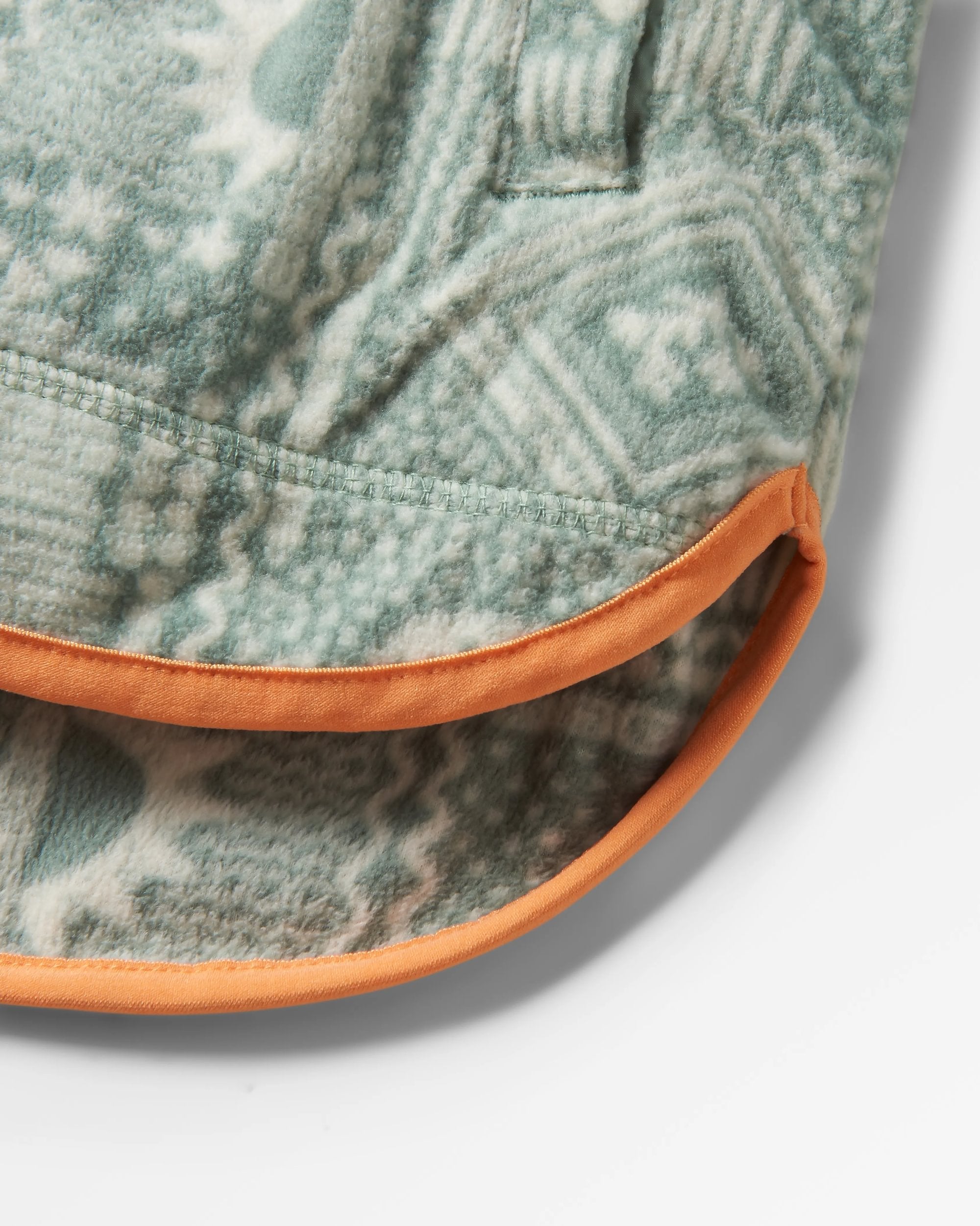 Sorrel Recycled Polar Fleece - Vintage Patchwork Pistachio - Flatlay