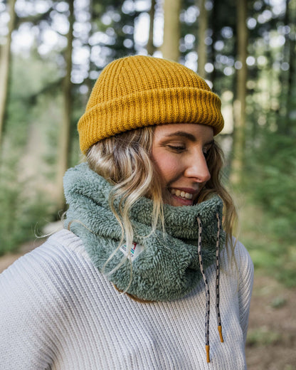 Ash Recycled Sherpa Fleece Snood - Pistachio - Lifestyle - Female
