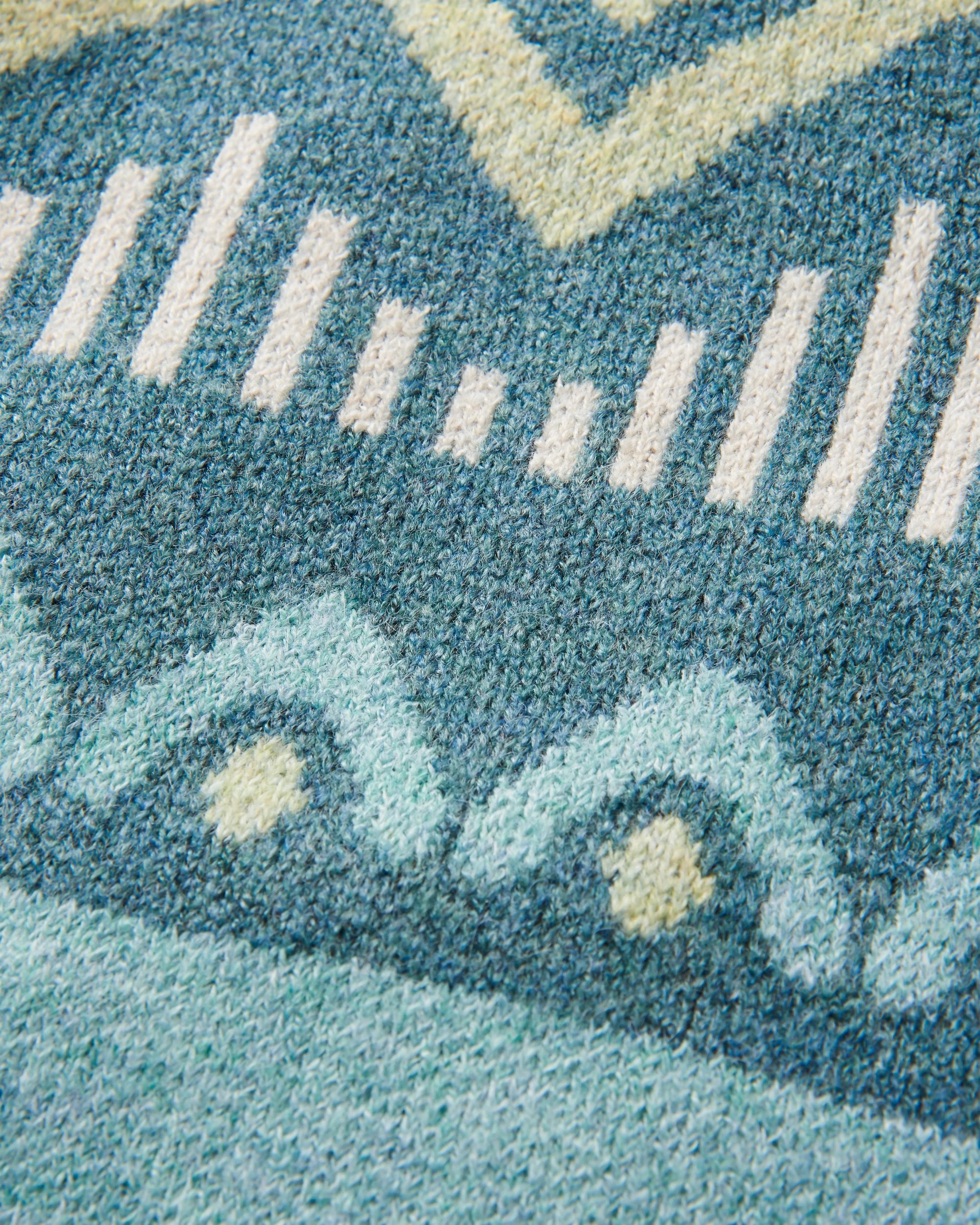 Nettle Recycled Knitted Jumper - Arctic - Flatlay