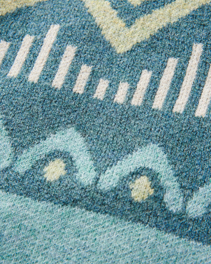 Nettle Recycled Knitted Jumper - Arctic - Flatlay