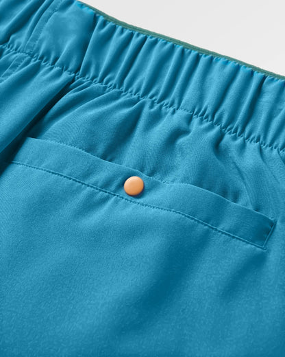 Sandune Trail Short - Blue Pool - Flatlay