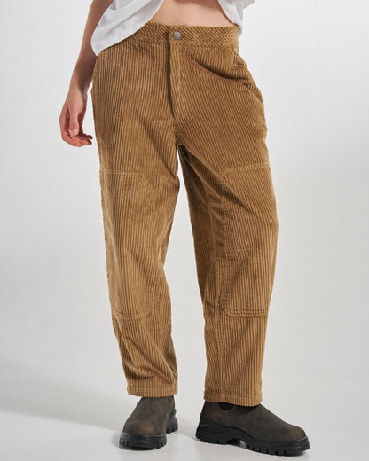 Bracken Lined Trouser - Caramel - Studio Model
