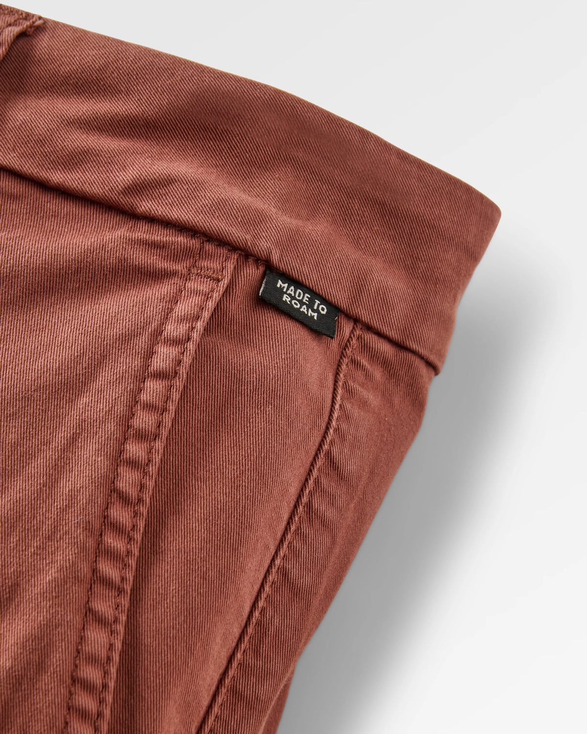 365 Trouser - Rust Brown - Flatlay