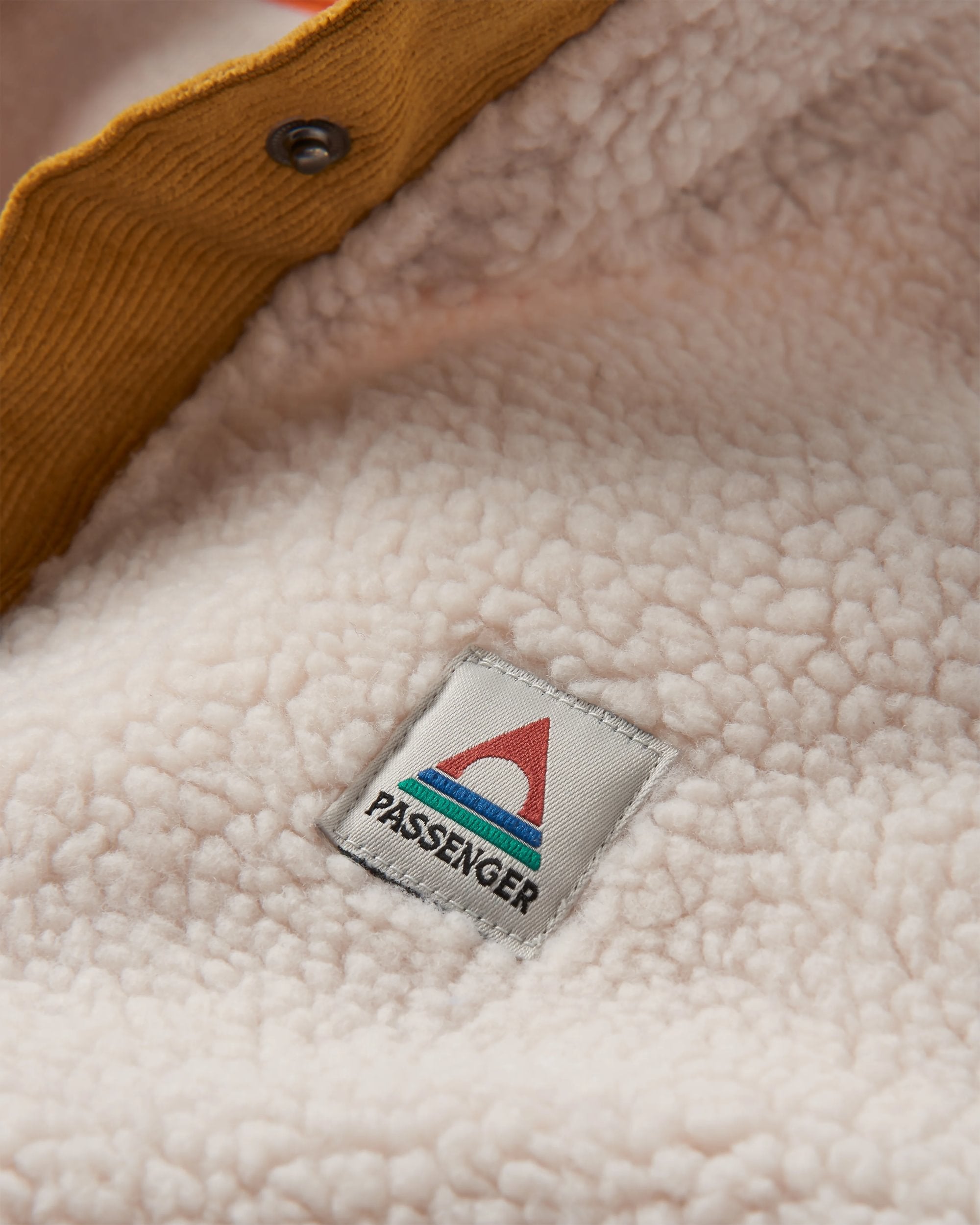 Create Recycled Deep-Pile Sherpa Fleece - Blue Fog - Flatlay