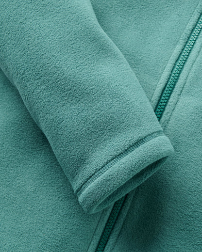 Sierrascape Men's Polartec® Fleece Hoodie - Deep Ocean - Flatlay