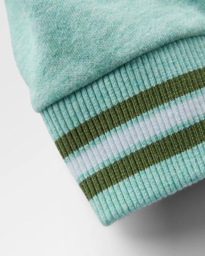 Fade Organic Cotton Sweatshirt - Aqua Marl - Flatlay