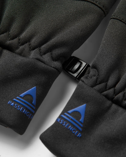 Wintergreen Recycled Polartec® Thermal Gloves - Black - Flatlay