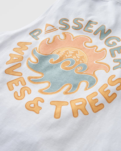 Dune Women's Recycled Cotton Vest - White - Flatlay