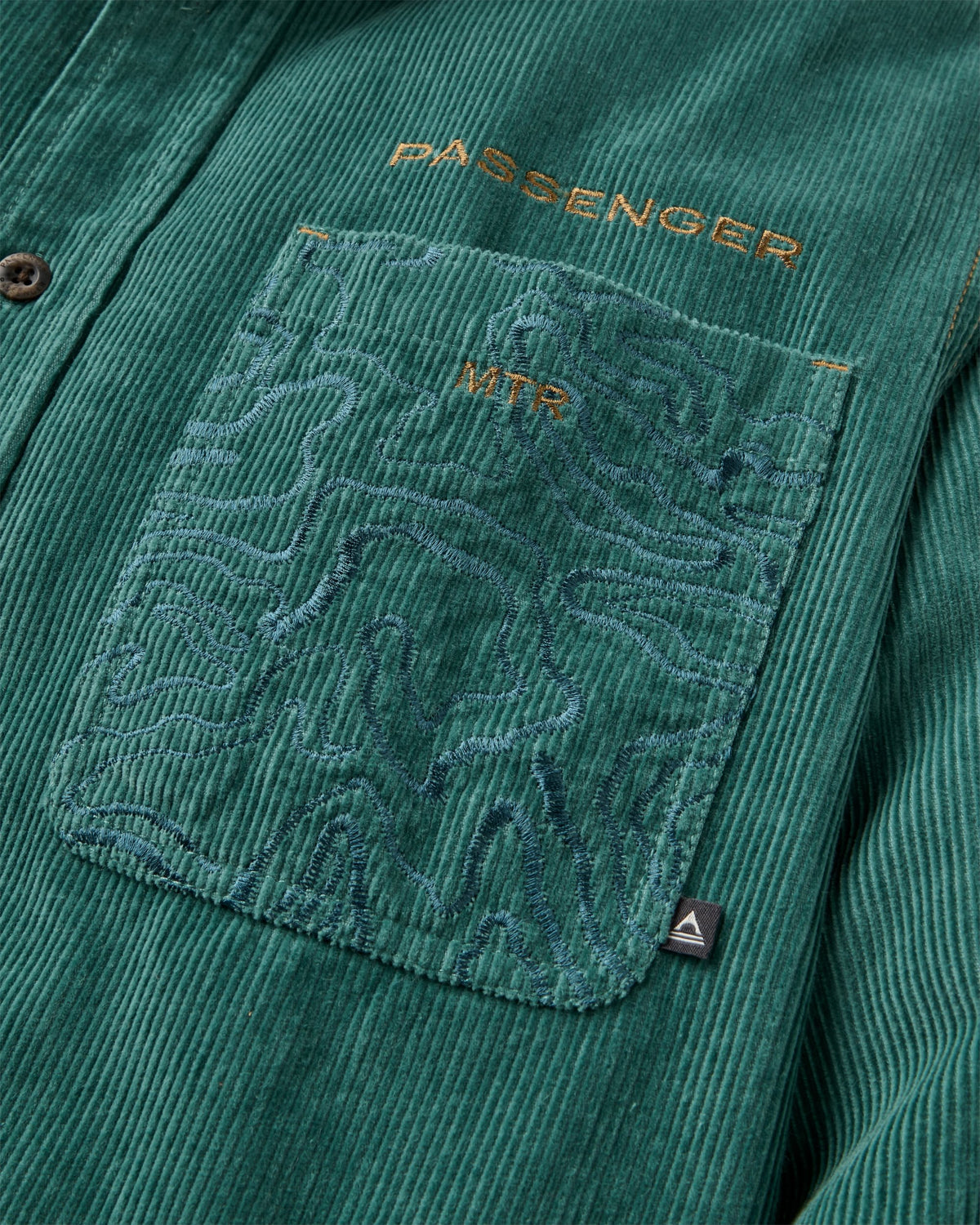 Backcountry Cord LTD Shirt - Deep Ocean - Flatlay