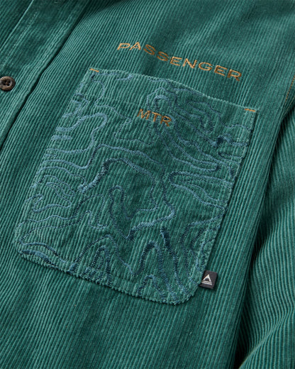 Backcountry Cord LTD Shirt - Deep Ocean - Flatlay