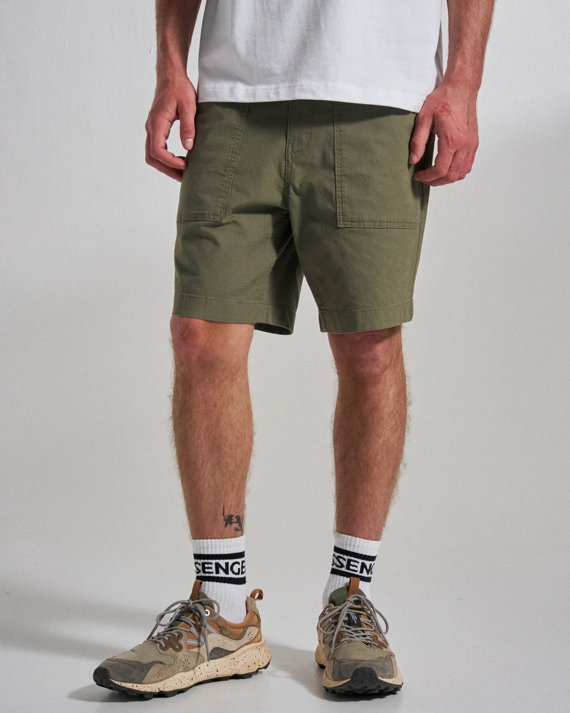 Kimmer Ripstop Cotton Short Dusty Olive – Passenger