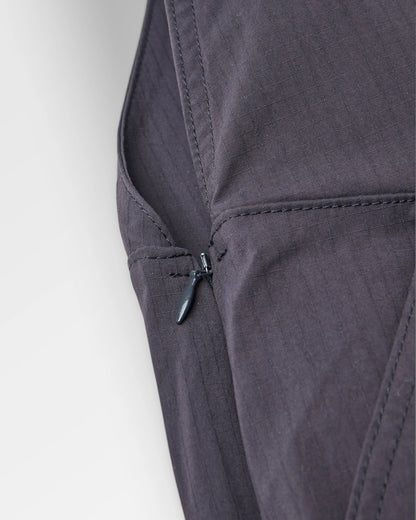 Refuel Ripstop Dungarees - Faded Black - Flatlay