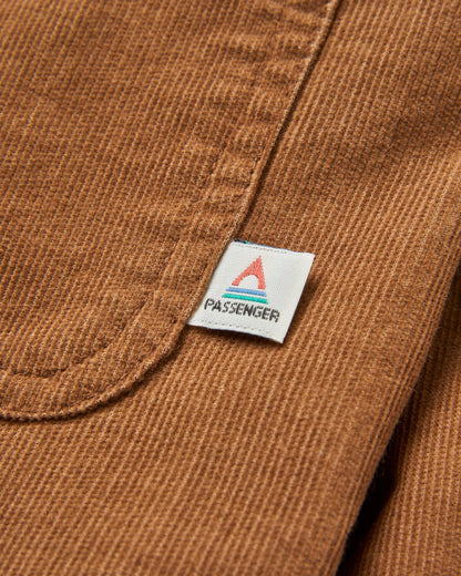 Backcountry Cord Light Shirt - Caramel - Flatlay