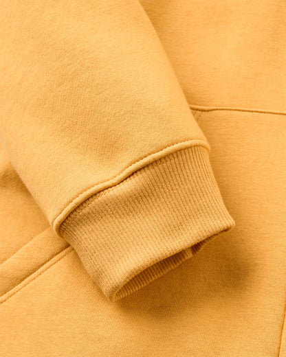 Reflect Full Zip Hoodie - Spruce Yellow - Flatlay