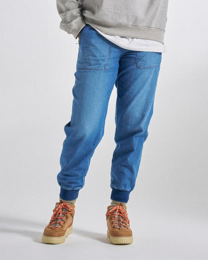Hydrilla Denim Jogger - Denim Blue - Studio Model