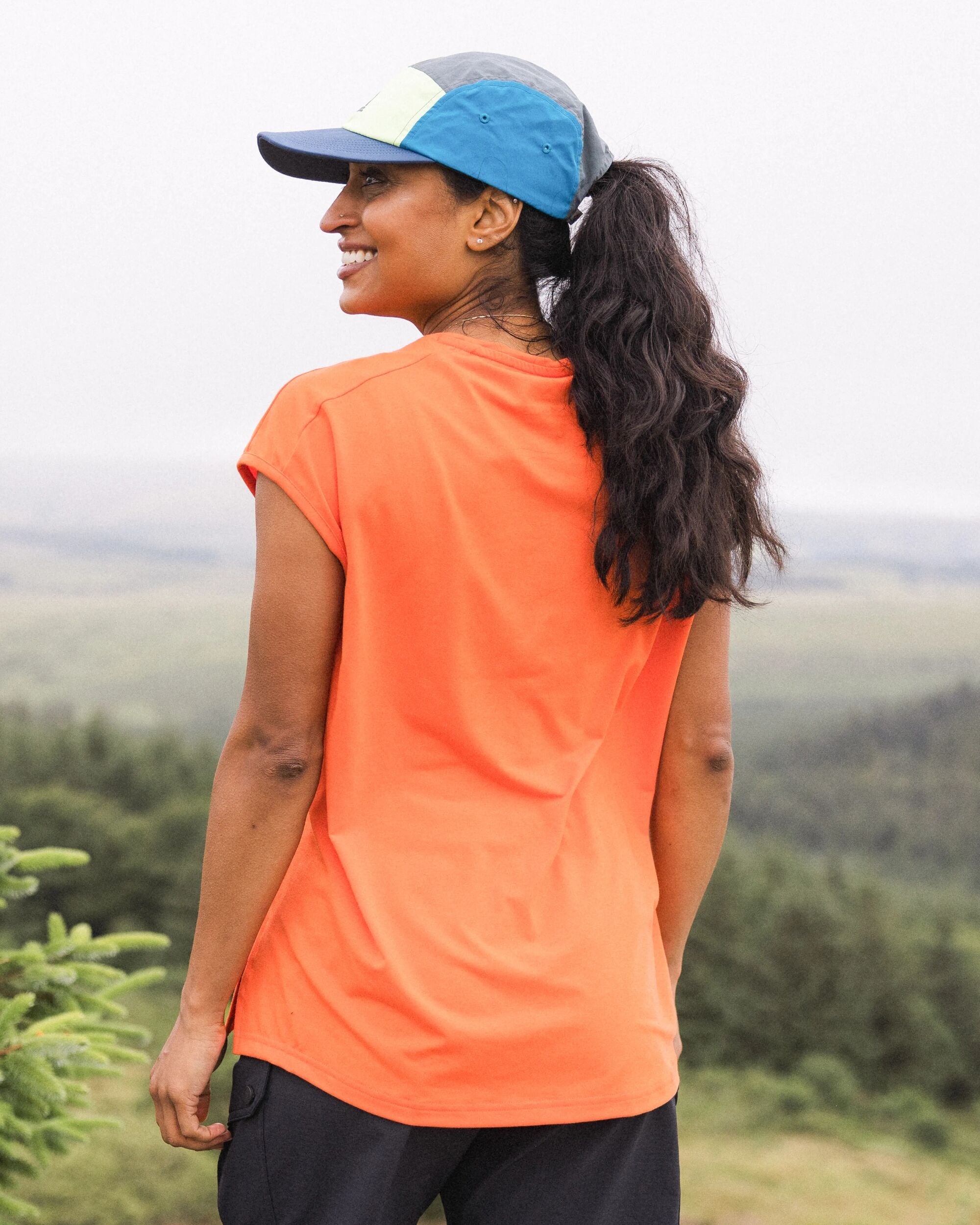 Chase The Light Drirelease® Active T-Shirt - Ember Orange - Lifestyle