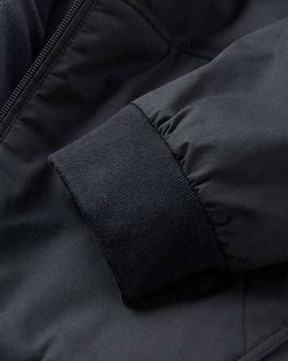 Bundoran Recycled Jacket - Black - Flatlay