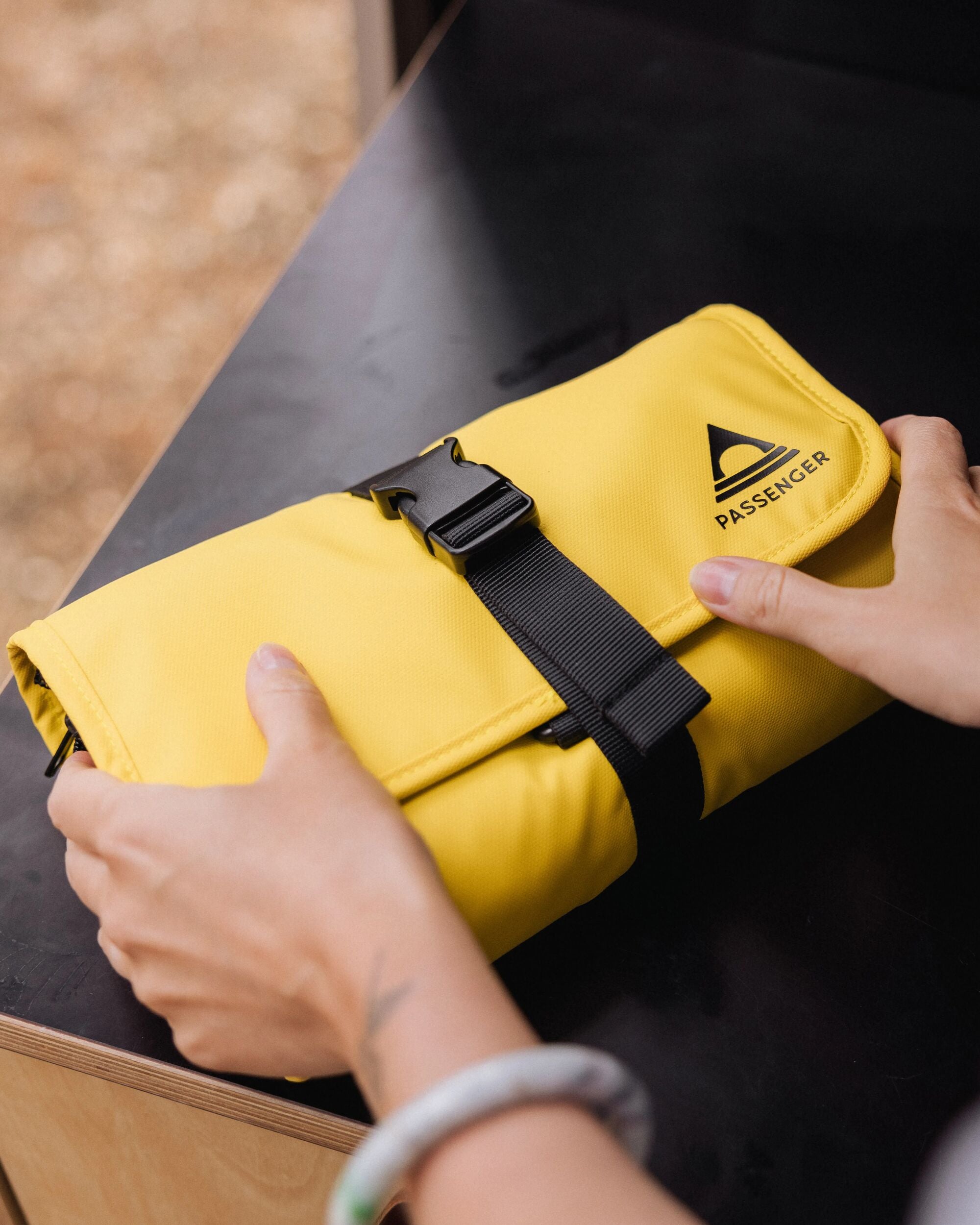 Drop Recycled Wash Kit - Dandelion Yellow - Lifestyle