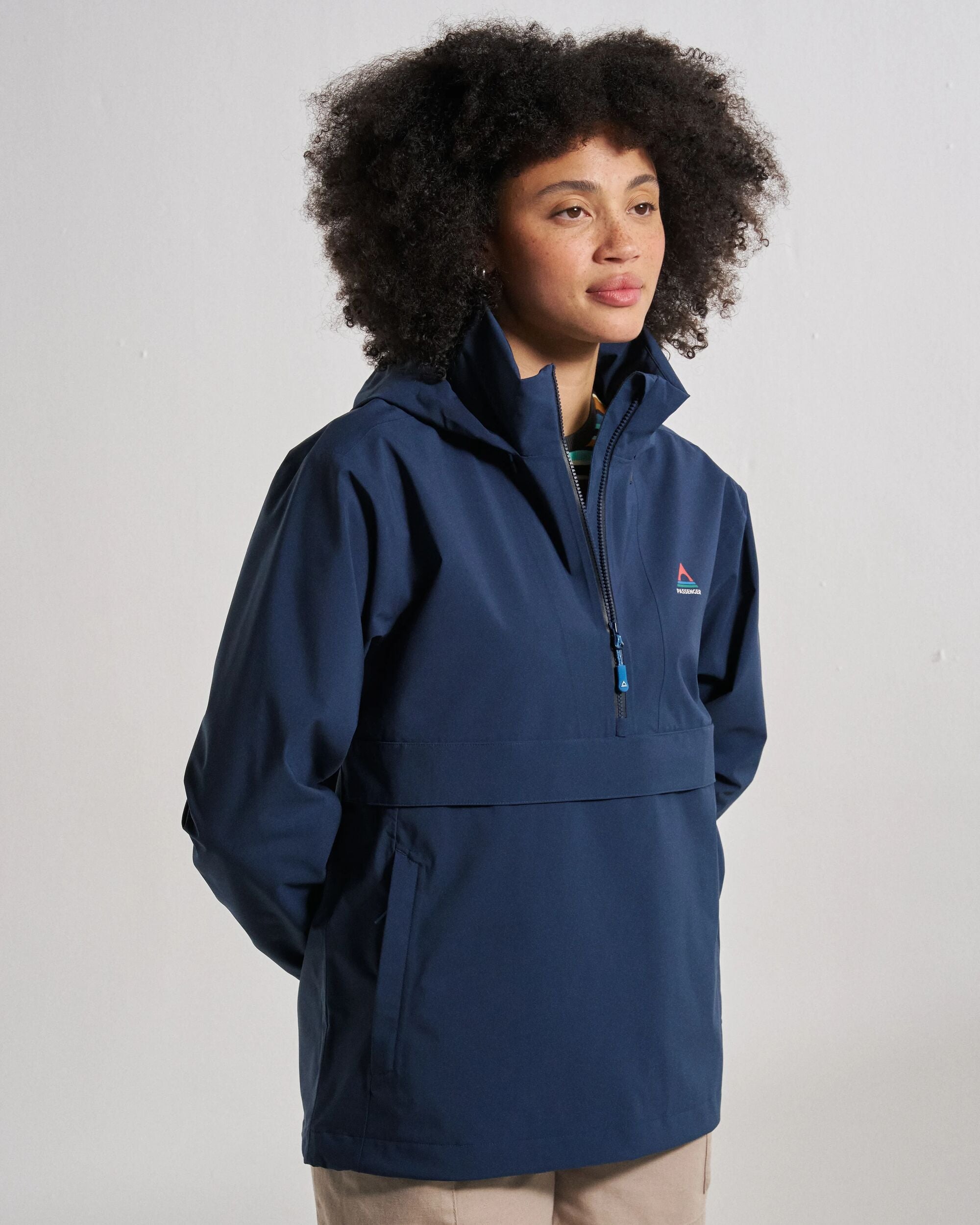 Skyline Waterproof Anorak Rich Navy – Passenger