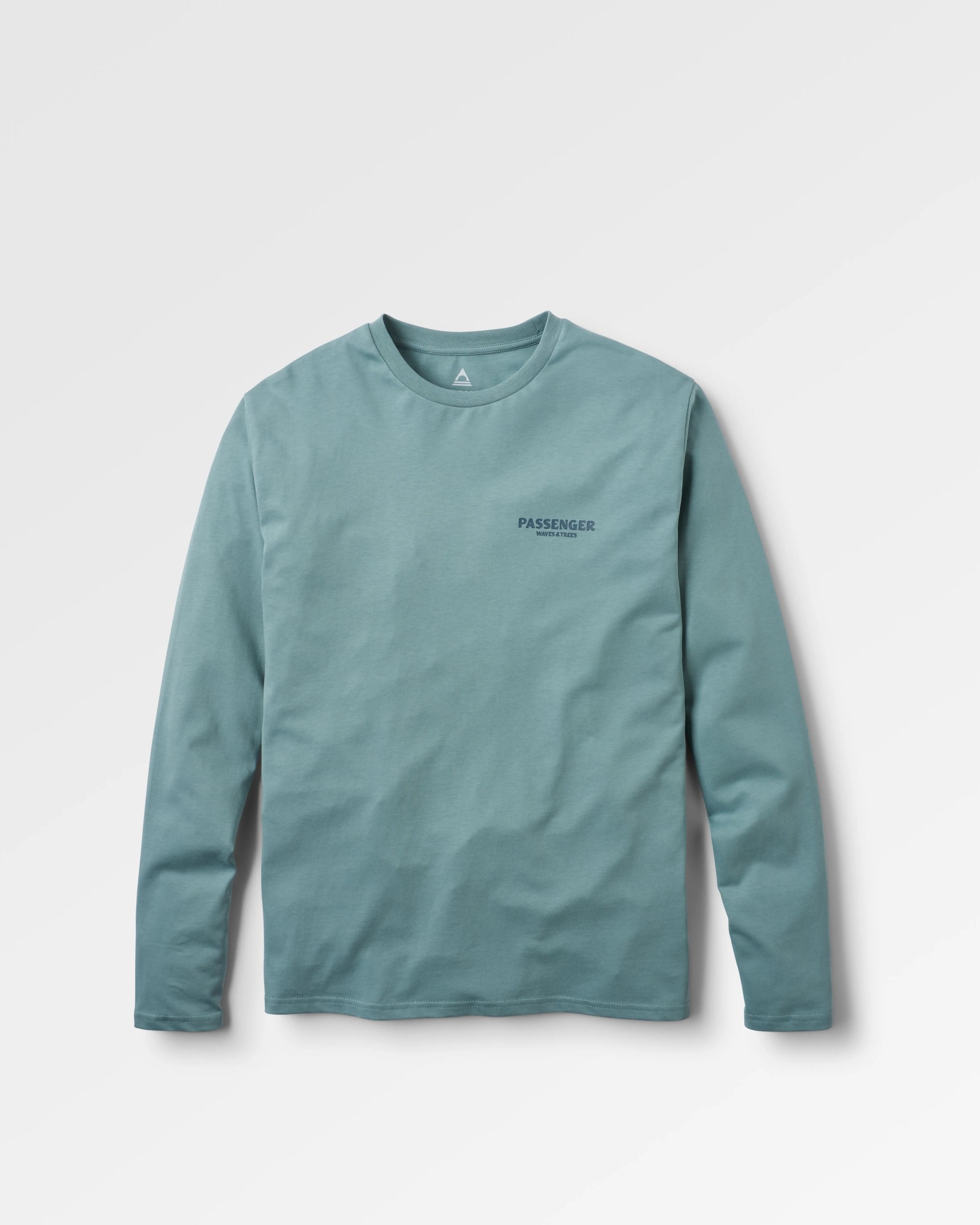 トップス SEA LONG SLEEVE TEE Waves & Trees Organic Cotton LS T-Shirt Stormy Sea – Passenger