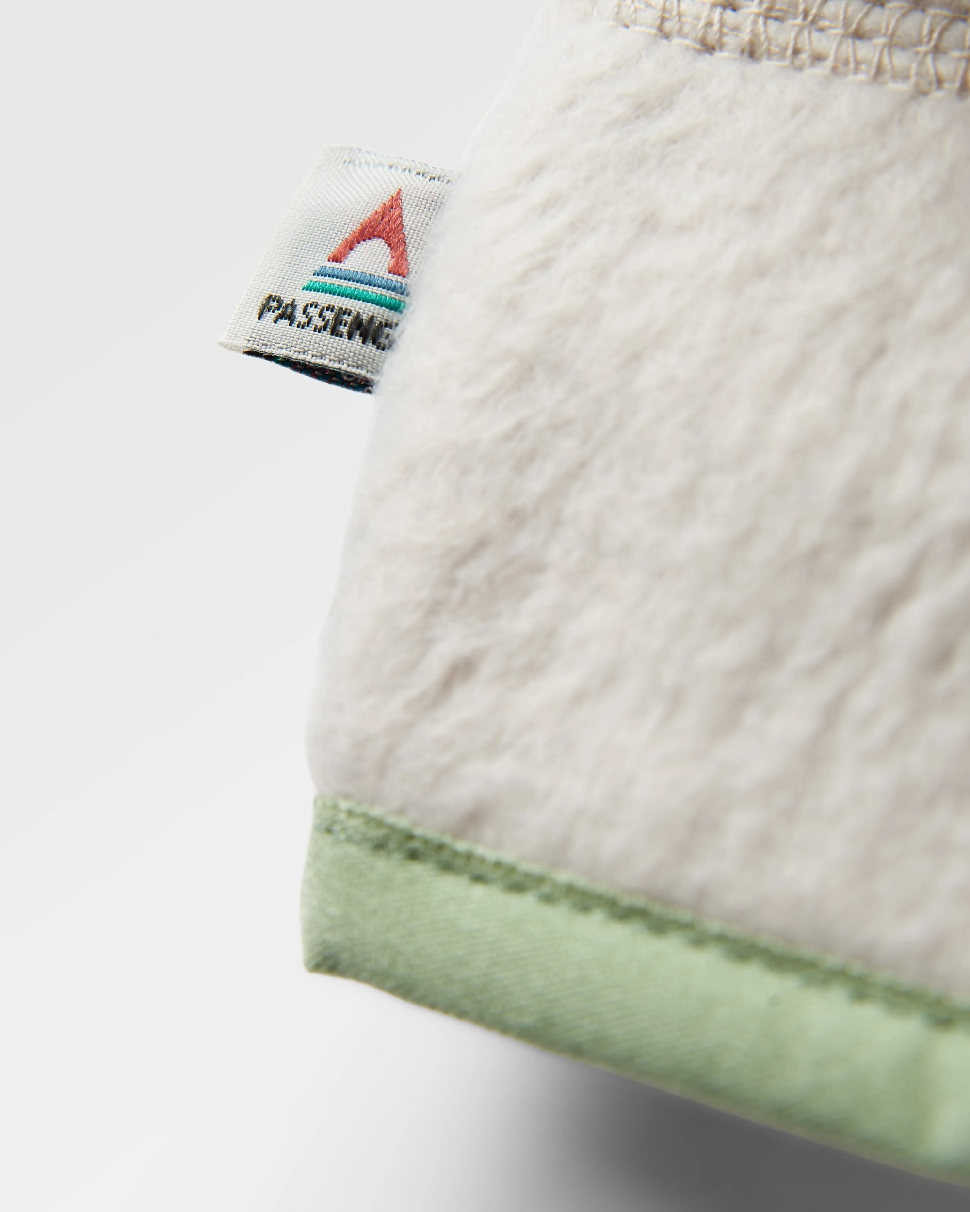 North Coast Vista Full Zip Recycled Sherpa Fleece - Oatmeal - Flatlay