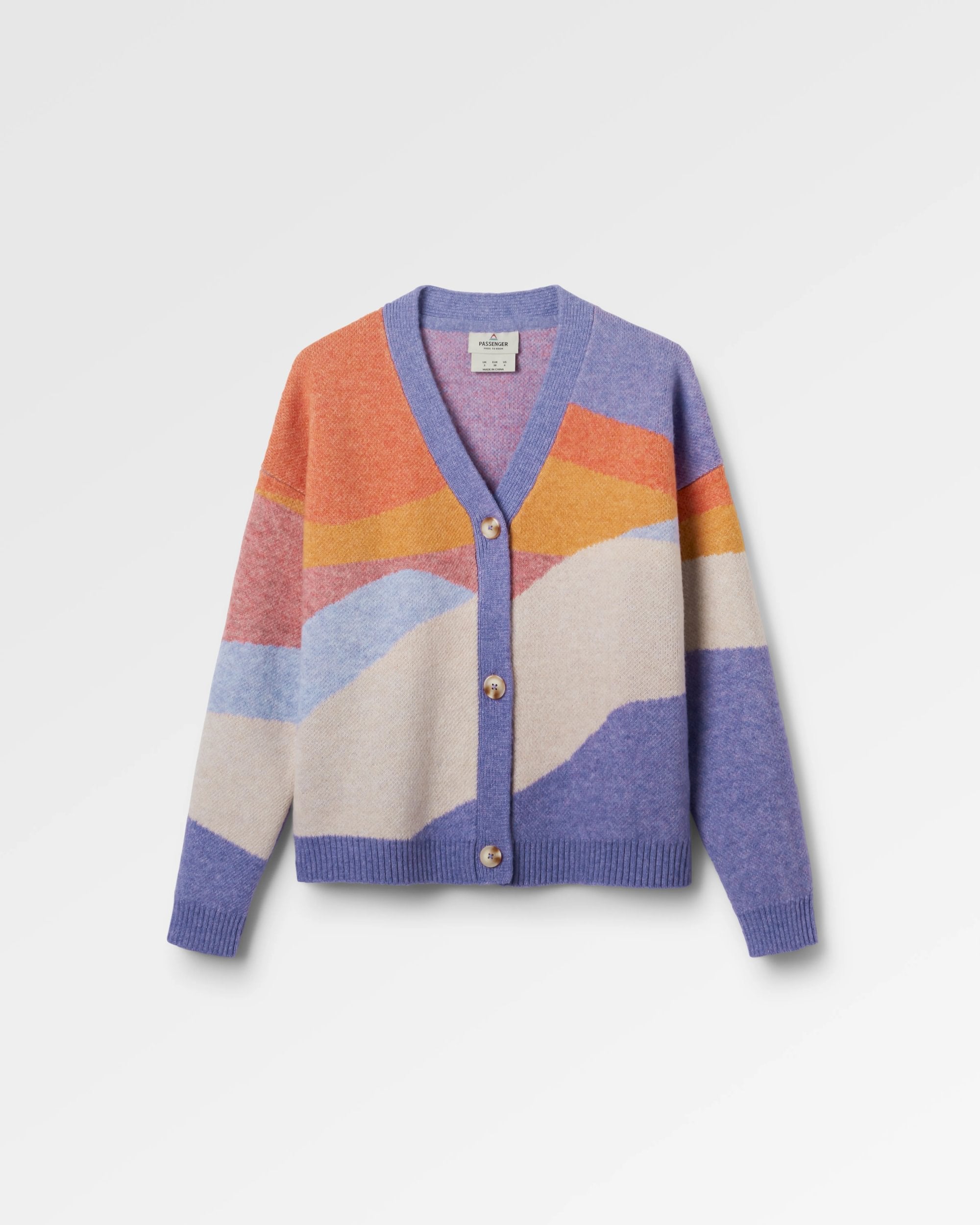 Scenic Knitted Cardigan Scenic Sunrise Orange – Passenger
