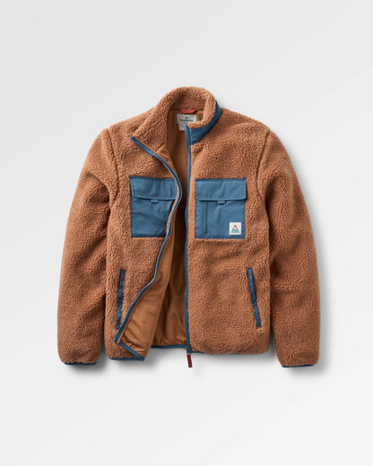 Valiant Deep-Pile Sherpa Fleece - Toffee - Flatlay