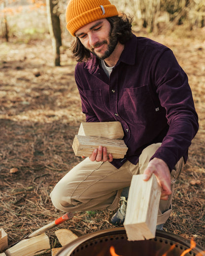 Backcountry Cord Shirt - Deep Plum - Lifestyle