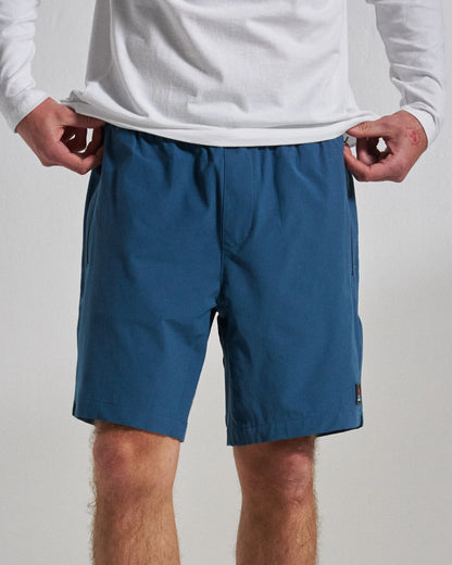 Traveller All Purpose Short - Dark Denim - Studio Model