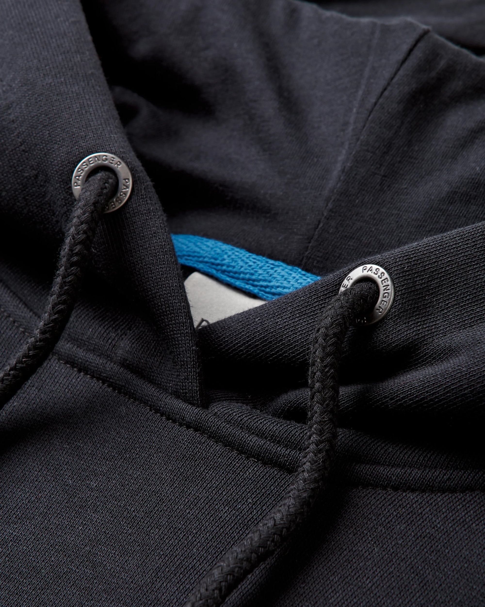 Vita Organic Cotton Hoodie - Black - Flatlay