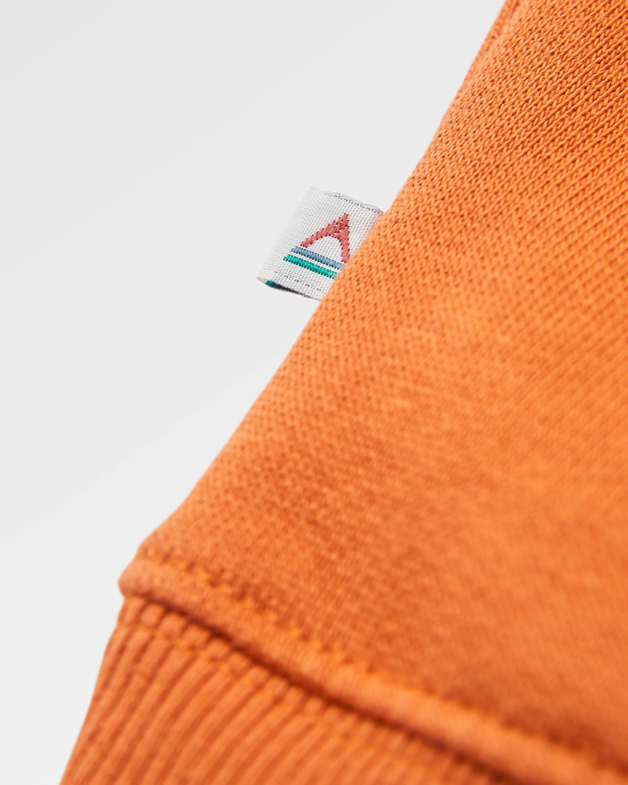 Passenger Relaxed Fit Hoodie - Sunset Orange - Flatlay