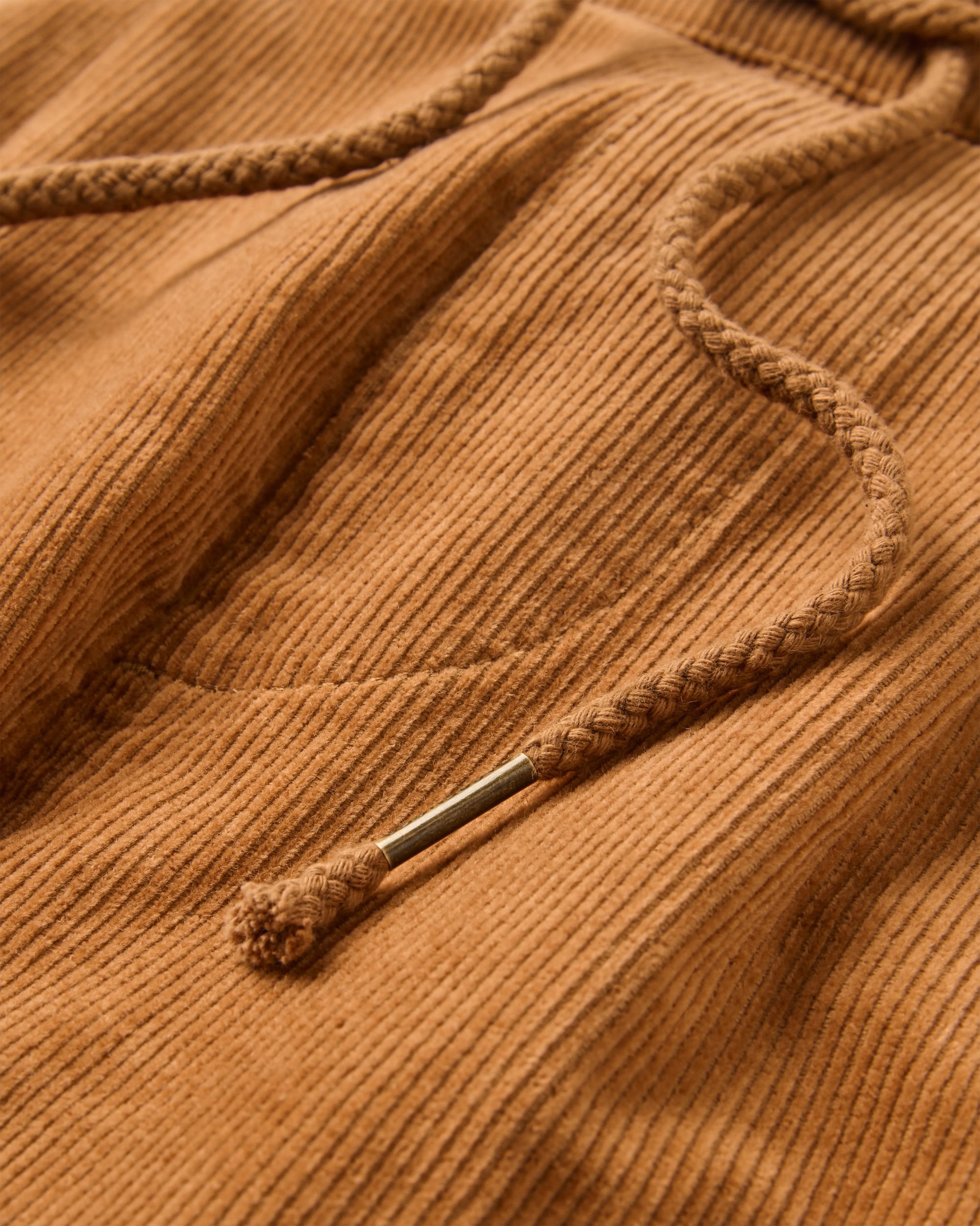 Compass Recycled Corduroy Trouser - Coconut - Flatlay
