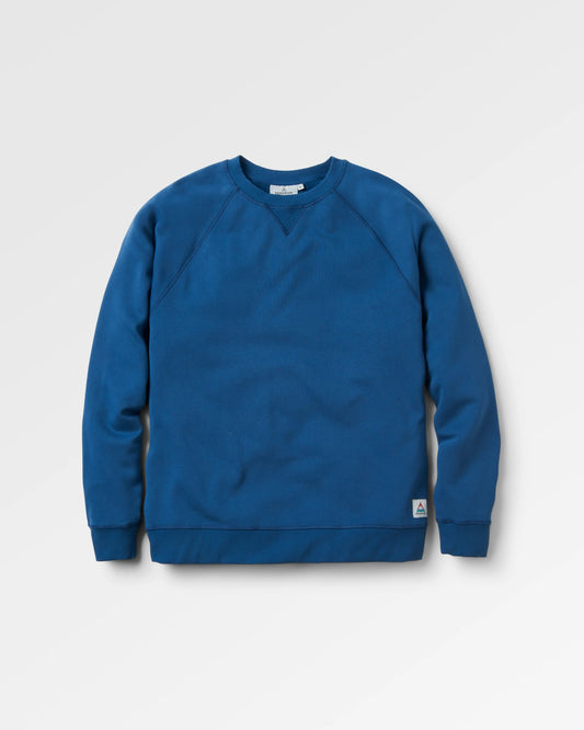 Heritage Recycled Cotton Sweatshirt - Dark Denim