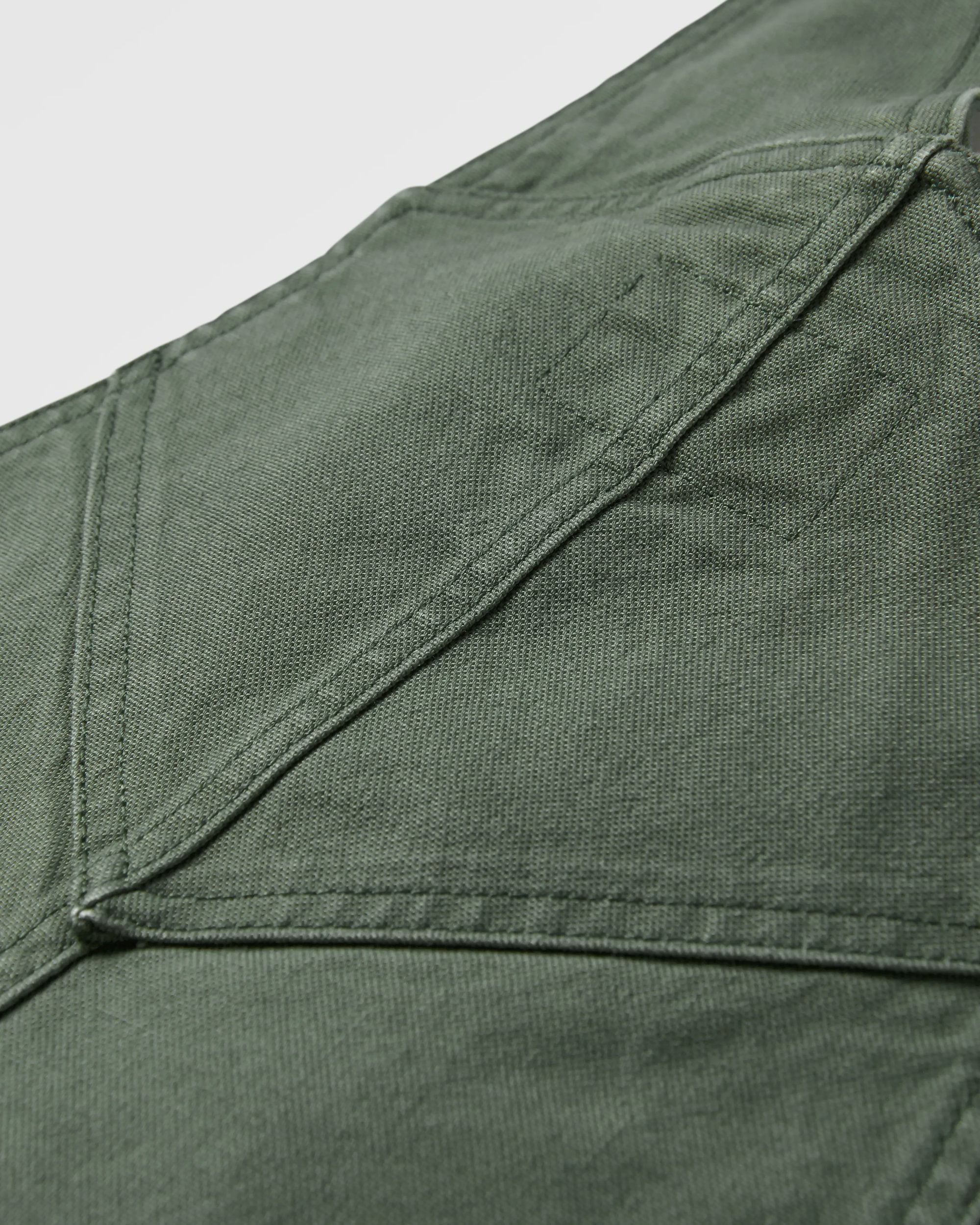 Vantage Organic Cotton Dungaree - Khaki - Flatlay