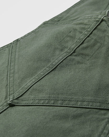 Vantage Organic Cotton Dungaree - Khaki - Flatlay