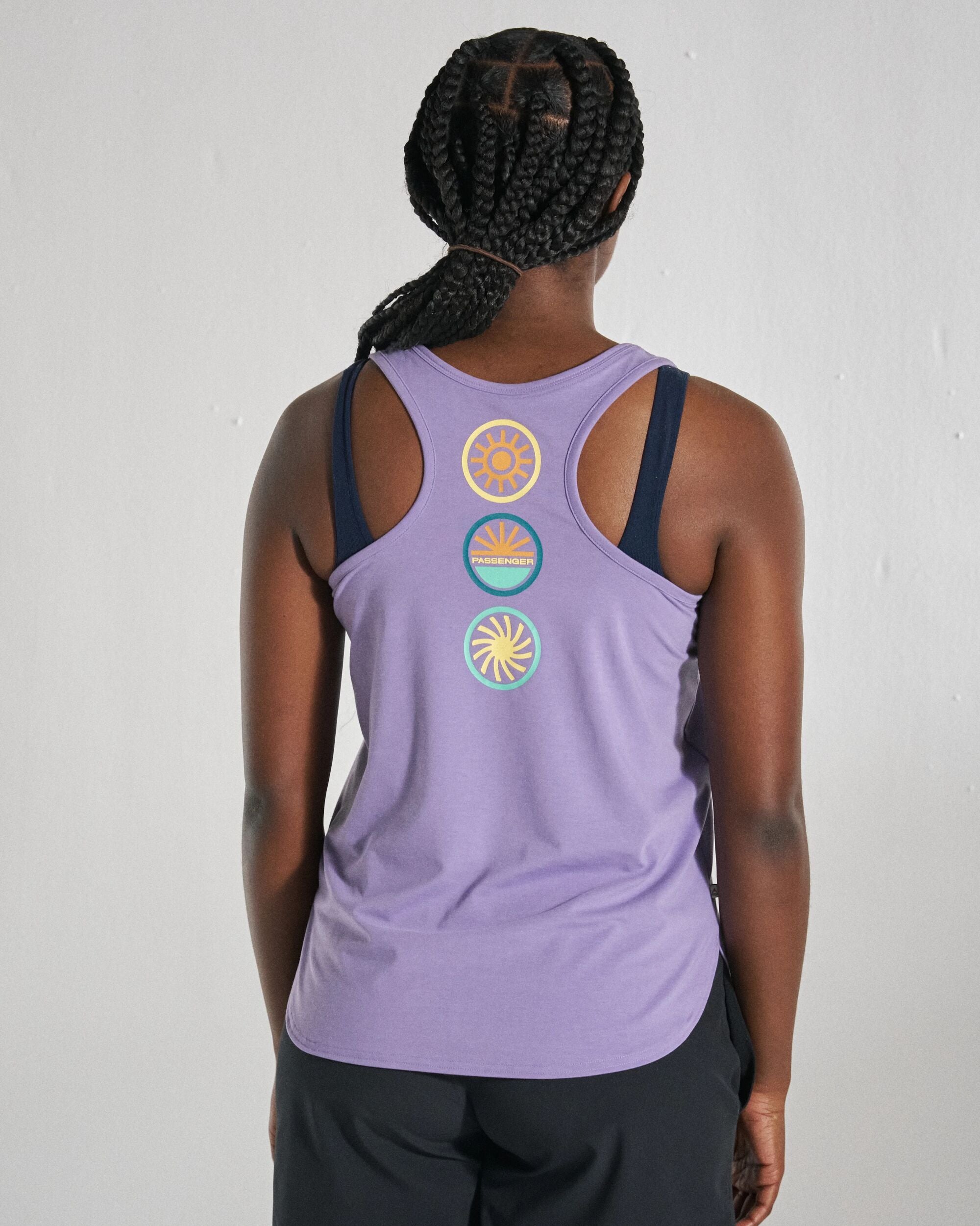 Chase The Light Drirelease® Active Vest - Purple Haze - Studio Model