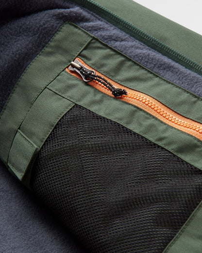 Bundoran Recycled Jacket - Fir Tree - Flatlay