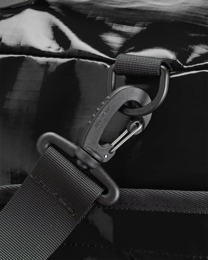 Roamer Recycled 40L Duffel Bag - Black - Flatlay