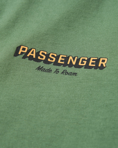 Outdoor Gear Organic Cotton T-Shirt - Wild Green - Flatlay