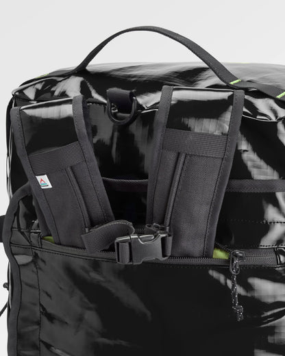 Roamer Recycled 40L Duffel Bag - Black - Flatlay