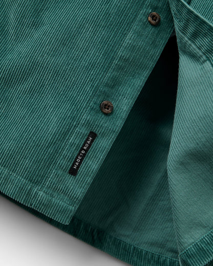 Backcountry Cord LTD Shirt - Deep Ocean - Flatlay